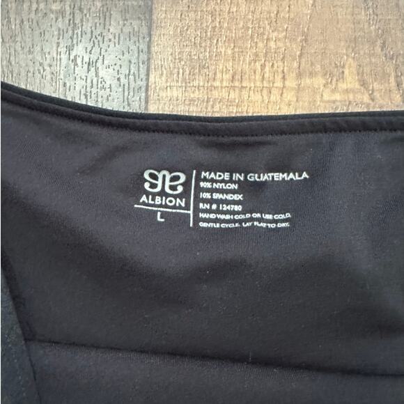 Albion Fit Black High-Waisted Swimsuit Bottoms Size Large - Picture 2 of 7